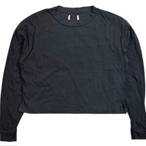 Rowan Women's Reagan Long Sleeve Oversized Boyfriend Heavyweight Top Tee T-Shirt